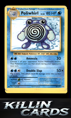 Poliwhirl 24/108 Pokemon Uncommon XY - Evolutions Card LP