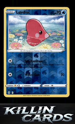 Reverse Holofoil Luvdisc 039/203 Pokemon Common SWSH07: Evolving Skies Card NM