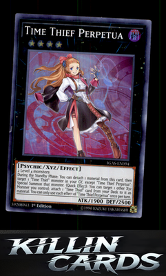 1st Edition Time Thief Perpetua IGAS-EN094 YuGiOh Super Rare Ignition Assault Ca