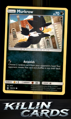 Murkrow 108/214 Pokemon Common SM - Unbroken Bonds Card NM