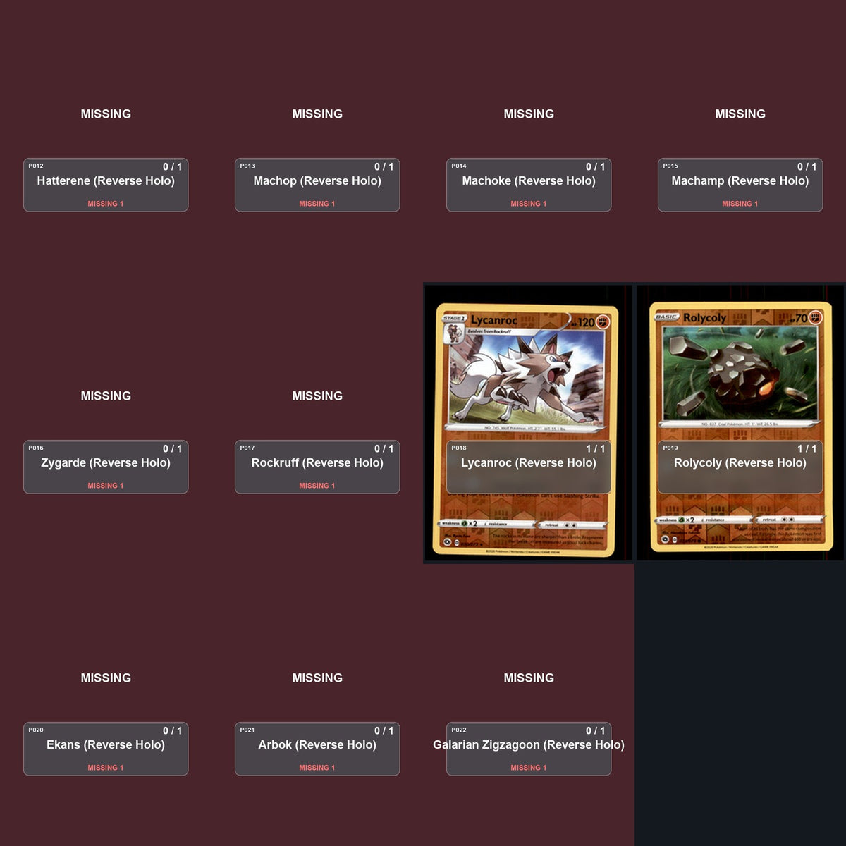 Pokemon TCG Champion's Path Reverse Holo Master Set 12 Reverse Holo Card