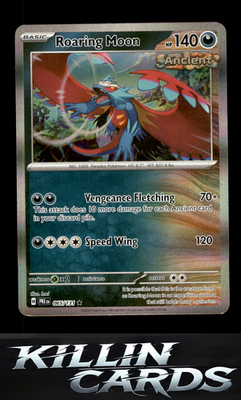 Roaring Moon 065/131 Pokemon Rare SV: Prismatic Evolutions Card NM
