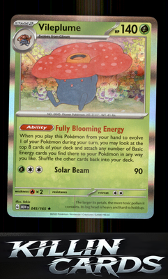Vileplume 045/165 Pokemon Rare SV: Scarlet & Violet 151 Card NM