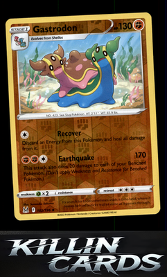 Reverse Holofoil Gastrodon 102/196 Pokemon Uncommon SWSH11: Lost Origin Card NM