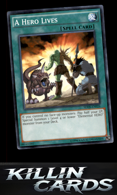 A Hero Lives SDHS-EN026 YuGiOh Common Structure Deck: HERO Strike Card NM