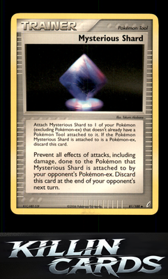 Mysterious Shard 81/100 Pokemon Uncommon Crystal Guardians Card LP