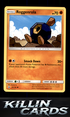 Roggenrola 69/149 Pokemon Common SM Base Set Card NM
