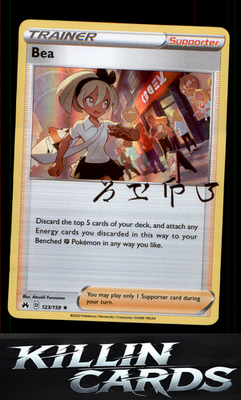 Bea 123/159 Pokemon Holo Rare SWSH: Crown Zenith Card NM