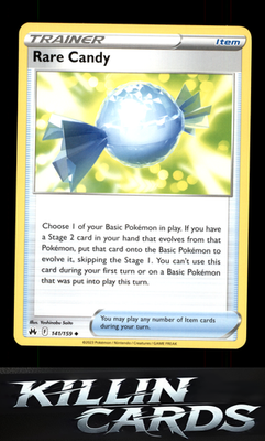 Rare Candy 141/159 Pokemon Uncommon SWSH: Crown Zenith Card NM