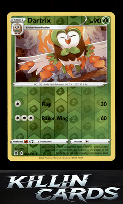Reverse Holofoil Dartrix 020/189 Pokemon Uncommon SWSH10: Astral Radiance Card N