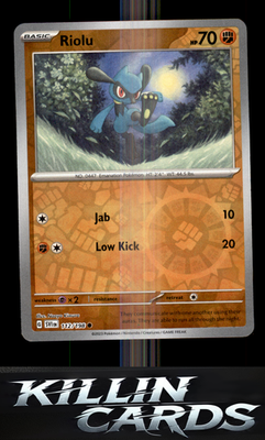 Reverse Holofoil Riolu - 112/198 112/198 Pokemon Common SV01: Scarlet & Violet B