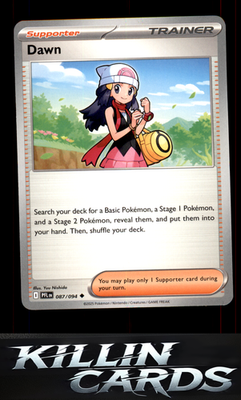 Dawn 087/094 Pokemon Uncommon ME02: Phantasmal Flames Card NM