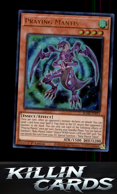 1st Edition Praying Mantis BLMR-EN033 YuGiOh Ultra Rare Battles of Legend: Monst