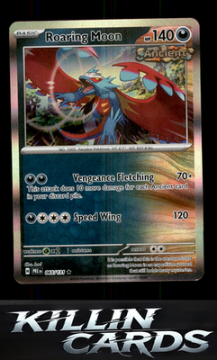 Roaring Moon 065/131 Pokemon Rare SV: Prismatic Evolutions Card NM
