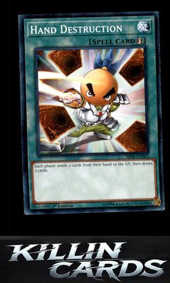 1st Edition Hand Destruction SR06-EN025 YuGiOh Common Structure Deck: Lair of Da