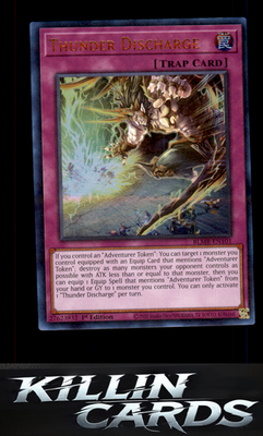 1st Edition Thunder Discharge BLMR-EN101 YuGiOh Ultra Rare Battles of Legend: Mo