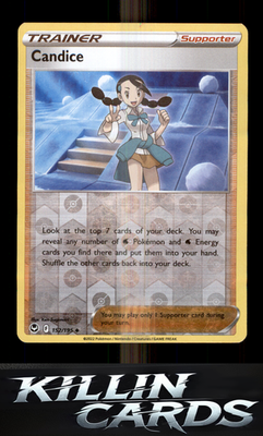 Candice 152/195 Pokemon Uncommon SWSH12: Silver Tempest Card NM