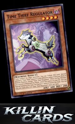 1st Edition Time Thief Regulator SAST-EN084 YuGiOh Common Savage Strike Card NM