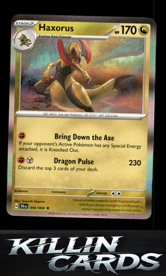 Haxorus 046/064 Pokemon Rare SV: Shrouded Fable Card NM