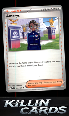 Amarys - 093/131 093/131 Pokemon Common SV: Prismatic Evolutions Card NM