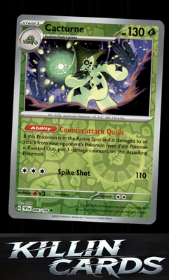 Reverse Holofoil Cacturne - 006/198 006/198 Pokemon Uncommon SV01: Scarlet & Vio
