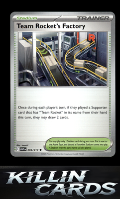 Team Rocket's Factory 203/217 Pokemon Uncommon ME: Ascended Heroes Card NM