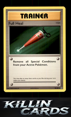 Full Heal 78/108 Pokemon Uncommon XY - Evolutions Card LP