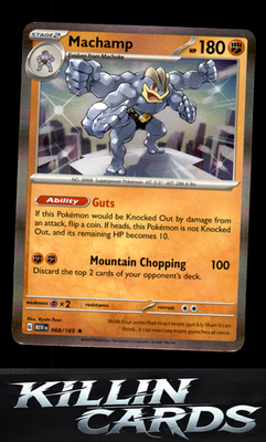 Machamp 068/165 Pokemon Rare SV: Scarlet & Violet 151 Card NM