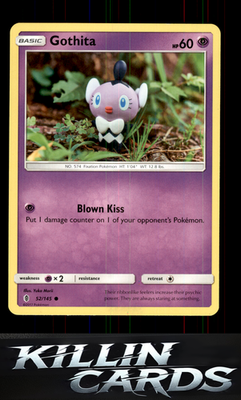 Gothita 52/145 Pokemon Common SM - Guardians Rising Card NM