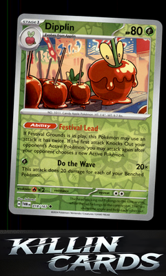 Reverse Holofoil Dipplin - 018/167 018/167 Pokemon Uncommon SV06: Twilight Masqu