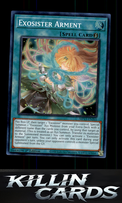 1st Edition Exosister Arment MP23-EN261 YuGiOh Super Rare 25th Anniversary Tin: