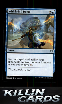 Whirlwind Denial 81 Magic U Theros Beyond Death Card NM