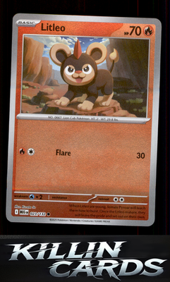 Reverse Holofoil Litleo - 023/132 023/132 Pokemon Common ME01: Mega Evolution Ca