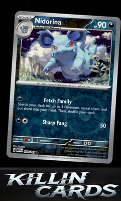 Reverse Holofoil Nidorina 030/165 Pokemon Uncommon SV: Scarlet & Violet 151 Card