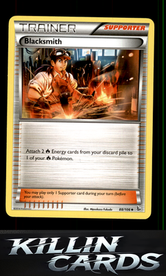 Blacksmith 88/106 Pokemon Uncommon XY - Flashfire Card LP