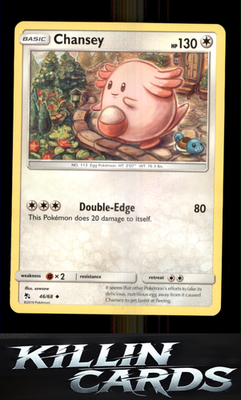 Chansey 46/68 Pokemon Uncommon Hidden Fates Card NM