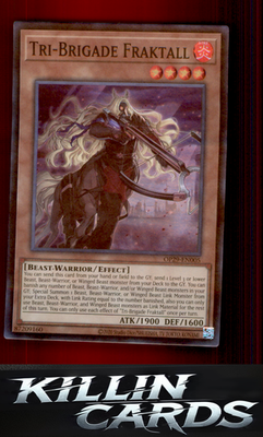 Tri-Brigade Fraktall OP29-EN005 YuGiOh Super Rare OTS Tournament Pack 29 Card NM