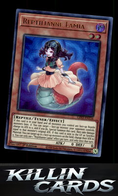 1st Edition Reptilianne Lamia GFP2-EN116 YuGiOh Ultra Rare Ghosts From the Past: