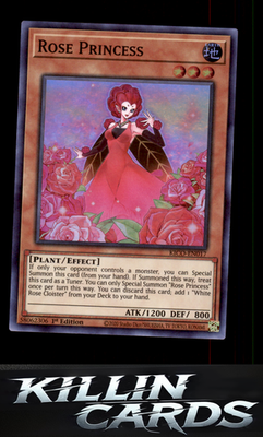 1st Edition Rose Princess KICO-EN017 YuGiOh Super Rare King's Court Card NM