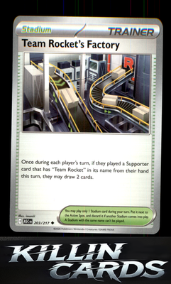 Team Rocket's Factory 203/217 Pokemon Uncommon ME: Ascended Heroes Card NM