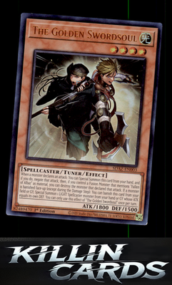 1st Edition The Golden Swordsoul SDAZ-EN003 YuGiOh Ultra Rare Structure Deck: Al