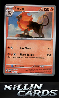 Pyroar (Poke Ball Pattern) 016/131 Pokemon Uncommon SV: Prismatic Evolutions Car