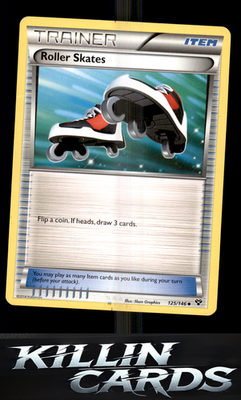 Roller Skates 125/146 Pokemon Uncommon XY Base Set Card NM
