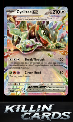 Cyclizar ex - 159/191 159/191 Pokemon Double Rare SV08: Surging Sparks Card NM
