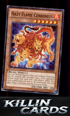 Hazy Flame Cerbereus CBLZ-EN028 YuGiOh Common Cosmo Blazer Card NM