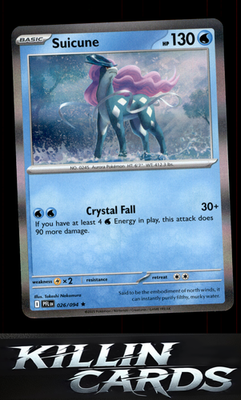 Suicune 026/094 Pokemon Rare ME02: Phantasmal Flames Card NM
