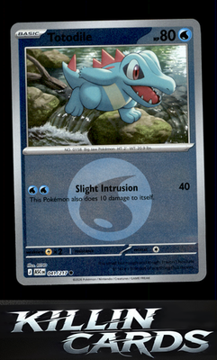 Reverse Holofoil Totodile (Energy Symbol Pattern) 041/217 Pokemon Common ME: Asc