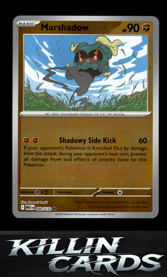 Reverse Holofoil Marshadow - 080/132 080/132 Pokemon Uncommon ME01: Mega Evoluti