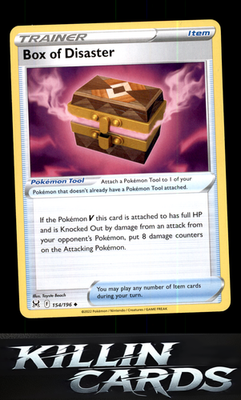 Box of Disaster 154/196 Pokemon Uncommon SWSH11: Lost Origin Card NM
