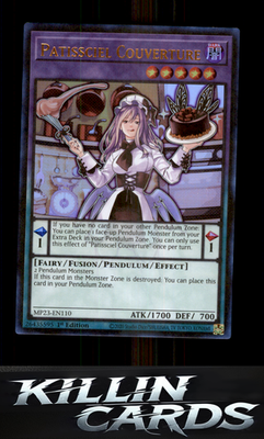1st Edition Patissciel Couverture MP23-EN110 YuGiOh Ultra Rare 25th Anniversary